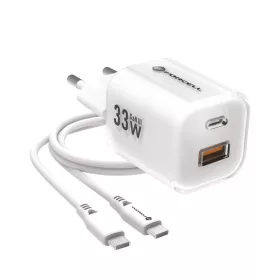 FORCELL F-ENERGY Kristály Színű GaN III VT-41 utazó töltő szilik-5903396375620 1 kép