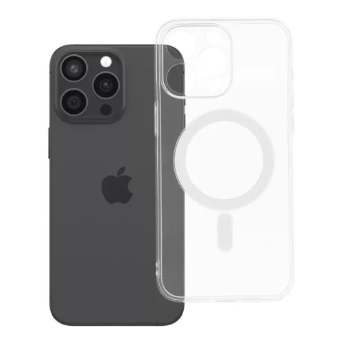 Átlátszó tok 2 mm az IPHONE 15 Pro Max számára MagSafe kompatibil-5903396390098 2 kép
