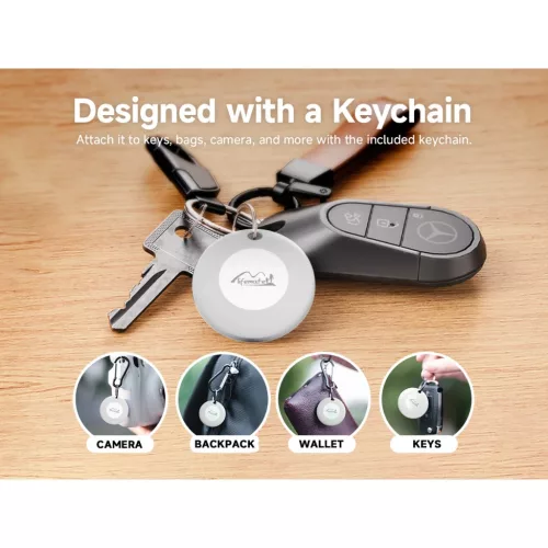 Lifemate/MiLi GPS Bluetooth LifeTag Tracker HD-P16-3 Android fehér,-6938012334452 9 kép