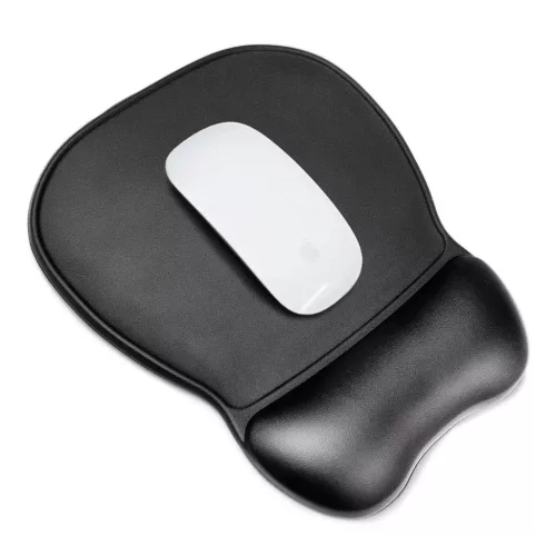 Ergonomikus egérpad és csuklótámasz gél Eco bőr nagy csúszásme-5907769367540 2 kép