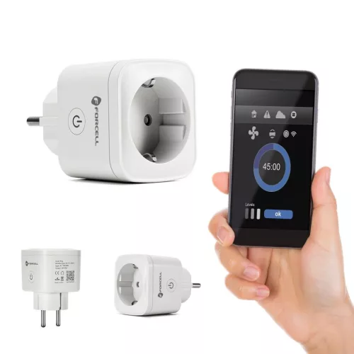 FORCELL F-ENERGY EU02 Okos Dugalj 230V WiFi-vel, programozóval és Tu-5903396379208 4 kép