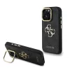Guess PU 4G Metal Logo Stand Camera Frame fliptok iPhone 15 Pro fekete-3666339469375 1 kép