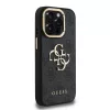 Guess PU 4G Metal Logo Stand Camera Frame fliptok iPhone 15 Pro fekete-3666339469375 4 kép