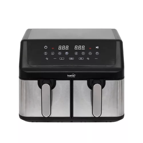 HOME HGAF29 duplakosaras forrólevegős sütő, 2 x 4,5L, 2000 W, digi-5999084971113 2 kép