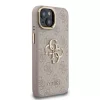 Guess PU 4G Metal Logo Stand Camera Frame tok iPhone 15 Pink-3666339469979 4 kép