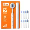  Bitvae - Elektromos Fogkefe Napi (D2) - Ultrahangos, 8 Fej, Tartó, T-6973734201491 1 kép