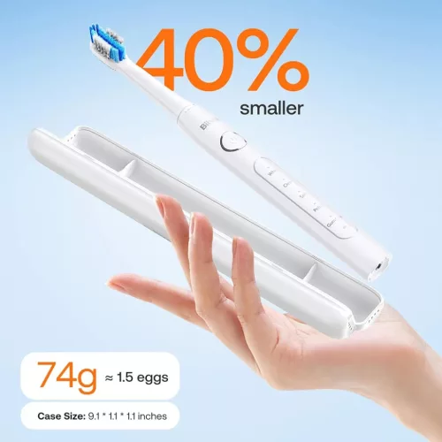  Bitvae - Elektromos Fogkefe Napi (D2) - Ultrahangos, 8 Fej, Tartó, T-6973734201491 6 kép