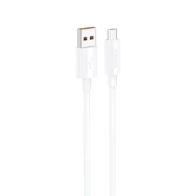 FONENG kábel XS07 Micro USB 2.1A 1M Fehér-6970462512776 2 kép