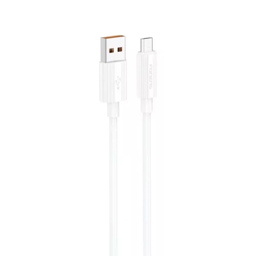 FONENG kábel XS07 Micro USB 2.1A 1M Fehér-6970462512776 2 kép
