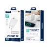 JELLICO hálózati töltő EU13 GaN PD 30W 1xUSB-C + 1xUSB QC3.0 + ká-6974929204747 1 kép