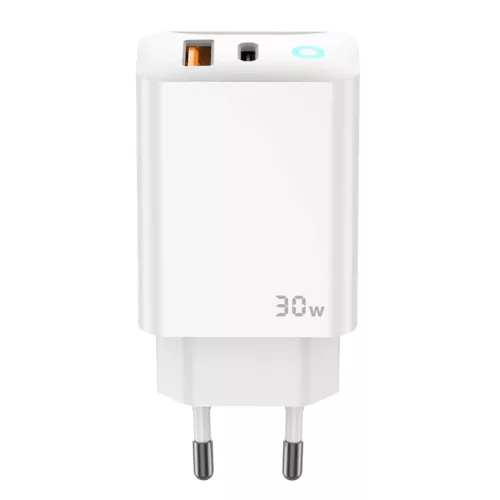 JELLICO hálózati töltő EU13 GaN PD 30W 1xUSB-C + 1xUSB QC3.0 + ká-6974929204747 4 kép