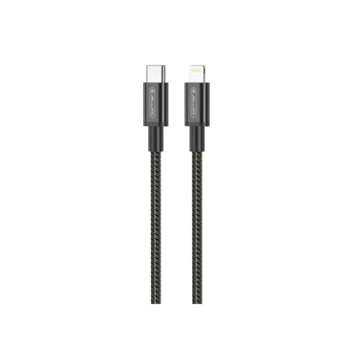 JELLICO kábel B28 USB-C - Lightning PD 30W 0.3M Fekete-6974929206536 2 kép