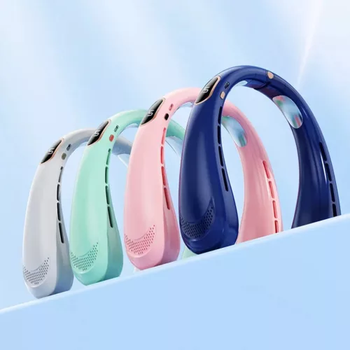 Techsuit - Nyakventilátor (H6) - Hordozható, USB, Újratölthető, �-5949419156593 7 kép