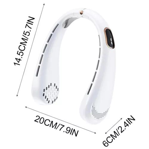 Techsuit - Nyakventilátor (H6) - Hordozható, USB, Újratölthető, �-5949419156593 8 kép