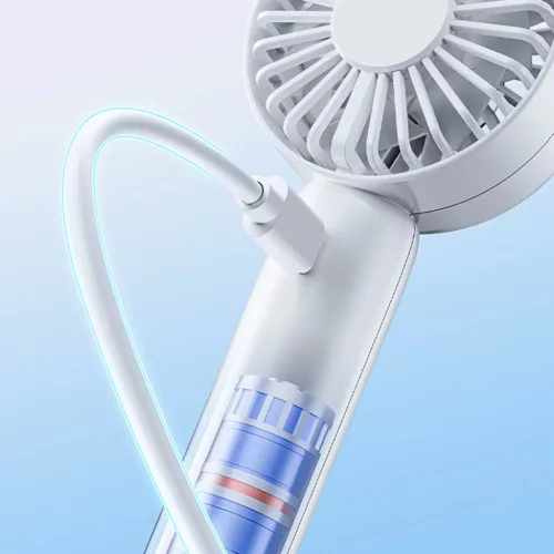 Techsuit - Mini hordozható kézi ventilátor (CT-110) - LED digitáli-5949419191556 7 kép