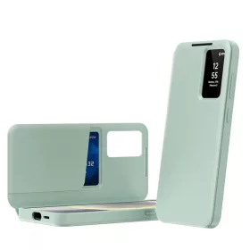  Samsung Galaxy A56 5G Zöld Techsuit SmartView Sorozat tok-5949419302792 2 kép