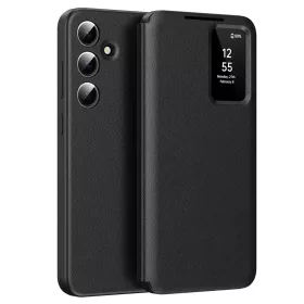    Samsung Galaxy A55 5G fekete Techsuit SmartView sorozatú tok