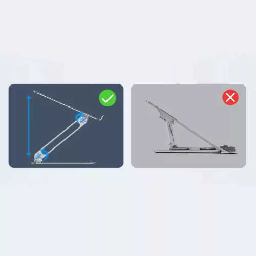 Nillkin ProDesk állítható Laptop laptop állvány szürke-6902048202566 8 kép