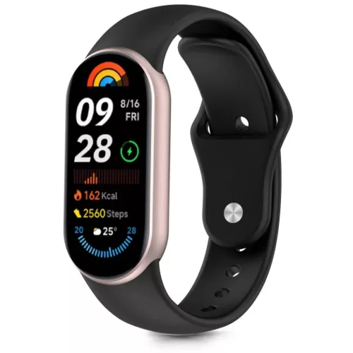 Tech-Protect Iconband Pure Xiaomi Smart Band 8 / 9 / 10 / Nfc Fekete-5906302331307 1 kép