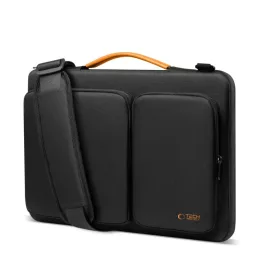 Tech-protect Defender Bag Laptop 13-14 Fekete/narancssárga-5906302368839 2 kép