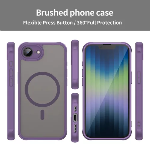 Techsuit - HaloFrost II MagSafe - iPhone 16 - Lila tok-5949419297067 3 kép