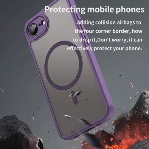  Techsuit - HaloFrost II MagSafe - iPhone 16 - Lila tok-5949419297067 5 kép
