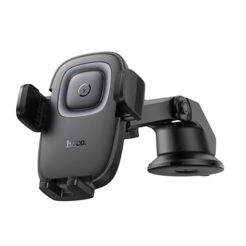 Autós telefontartó indukciós Hoco 15W középkonzol HW32 fekete-6942007646949 3 kép