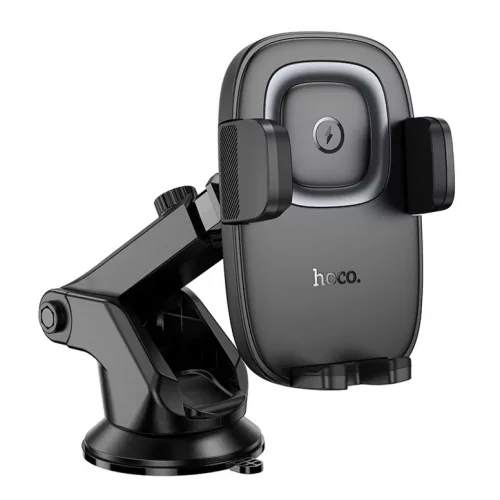 Autós telefontartó indukciós Hoco 15W középkonzol HW32 fekete-6942007646949 4 kép