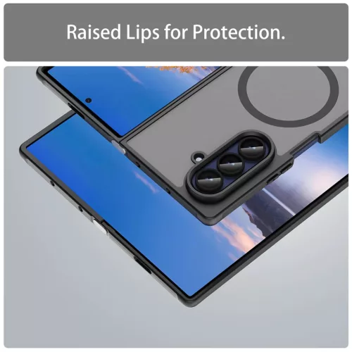  Samsung Galaxy Z Fold7 Fekete Techsuit HaloFrost II MagSafe tok-5949419296138 4 kép