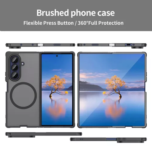  Samsung Galaxy Z Fold7 Fekete Techsuit HaloFrost II MagSafe tok-5949419296138 5 kép