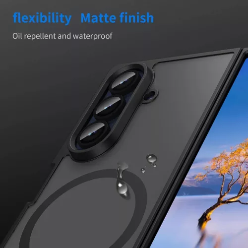  Samsung Galaxy Z Fold7 Fekete Techsuit HaloFrost II MagSafe tok-5949419296138 6 kép