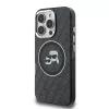  iPhone 16 Pro fekete Karl Lagerfeld IML K&CH Heads Repeated Logo MagS-3666339459369 2 kép