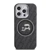 iPhone 16 Pro fekete Karl Lagerfeld IML K&CH Heads Repeated Logo MagS-3666339459369 3 kép