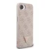  iPhone 16e/17e Pink Guess PU 4G Strass Háromszög Fém Logós Tok-3666339480073 4 kép