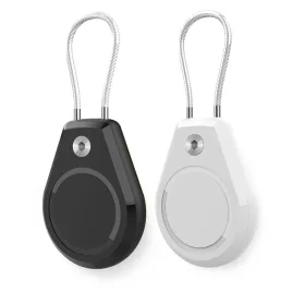 Apple AirTag tok vízálló acél kábellel - fekete + fehér (2 darab-5907769372391 1 kép