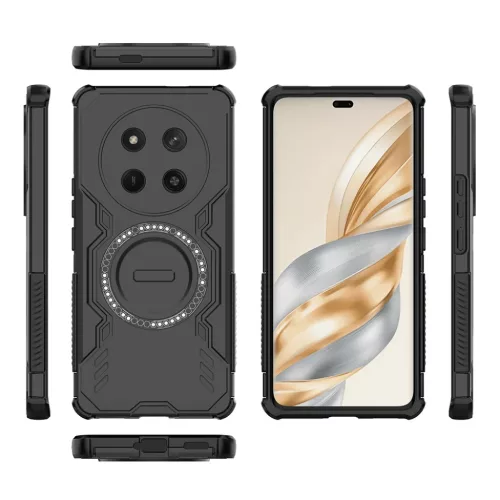  Honor Magic7 Lite / X9c Fekete Techsuit - ArmorMag Tok-5949419315471 4 kép