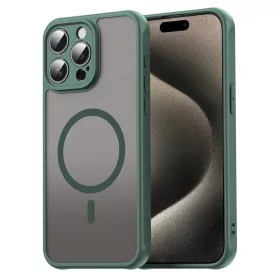 iPhone 15 Pro Max tok - HaloFrost II MagSafe - Zöld - Techsuit-5949419297128 1 kép