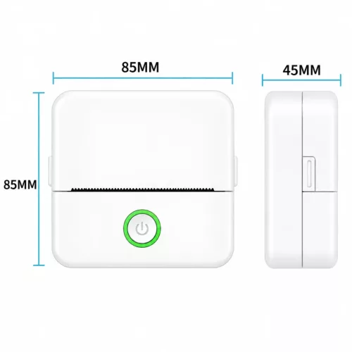 Mini hőnyomtató bluetooth DT1-0 / X6 mini fehér, e-nyugta kompatibi-5906961903136 6 kép