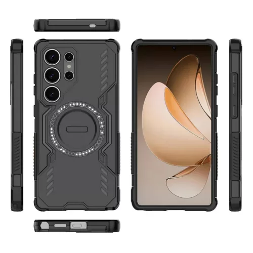  Samsung Galaxy S25 Ultra Fekete Techsuit ArmorMag tok-5949419315617 2 kép
