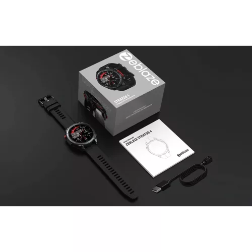 Okosóra Zeblaze Stratos 4 (Fekete)-6946639813847 6 kép