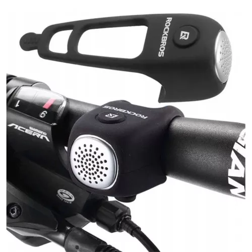 Rockbros CB1709BK elektronikus bicikli csengő - fekete-5907769314308 2 kép