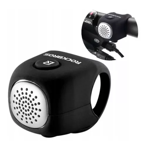 Rockbros CB1709BK elektronikus bicikli csengő - fekete-5907769314308 7 kép