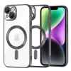 iPhone 14 - Techsuit - Luxus Kristály MagSafe - Fekete tok-5949419137059 2 kép