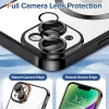 iPhone 14 - Techsuit - Luxus Kristály MagSafe - Fekete tok-5949419137059 8 kép
