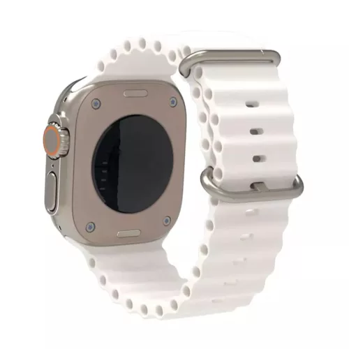 Apple Watch szíj - Techsuit (W038) (42/44/45/46/49 mm) - Fehér - Kom-5949419015432 2 kép