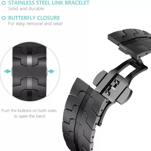 Apple Watch szíj - Techsuit (W063) - Apple Watch 1/2/3/4/5/6/7/8/9/10-5949419225121 5 kép