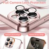iPhone 15 Pro - Techsuit - Luxus Kristály MagSafe - Rózsaszín tok-5949419136595 4 kép