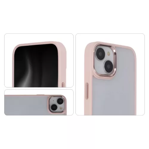 Satin Elegant Matt tok iPhone 11 rózsaszín tok-5907457748088 3 kép
