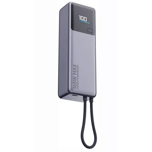 Powerbank Xiaomi, 10000mAh, 165W, PD, Szürke (PB1165MI) gyári-6941812743614 2 kép