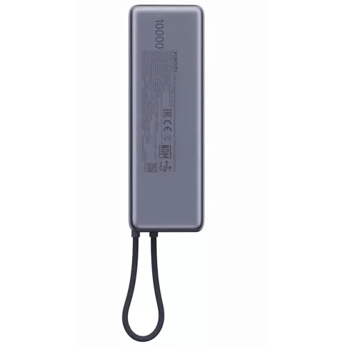 Powerbank Xiaomi, 10000mAh, 165W, PD, Szürke (PB1165MI) gyári-6941812743614 3 kép